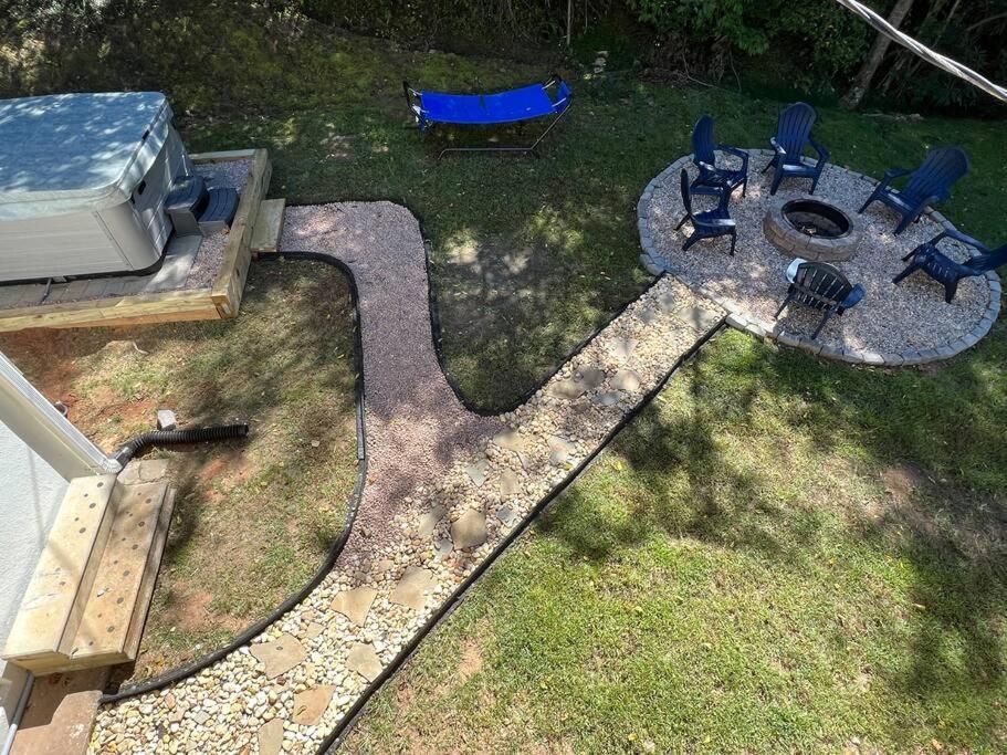 Riverside Relaxer W/Hot Tub+Fire Pit +Wifi & View Franklin Bagian luar foto
