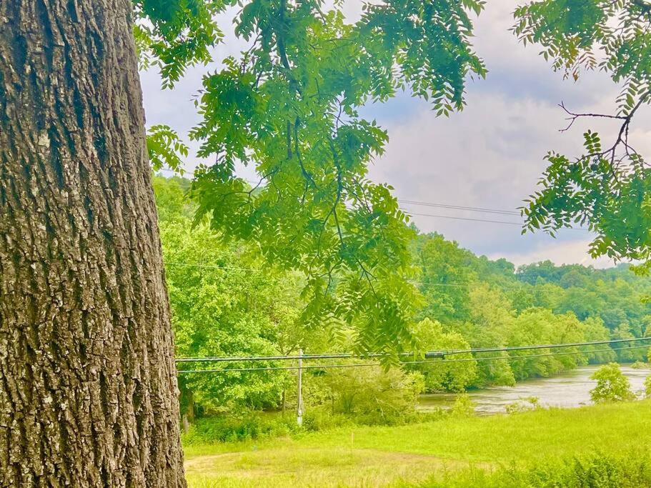 Riverside Relaxer W/Hot Tub+Fire Pit +Wifi & View Franklin Bagian luar foto