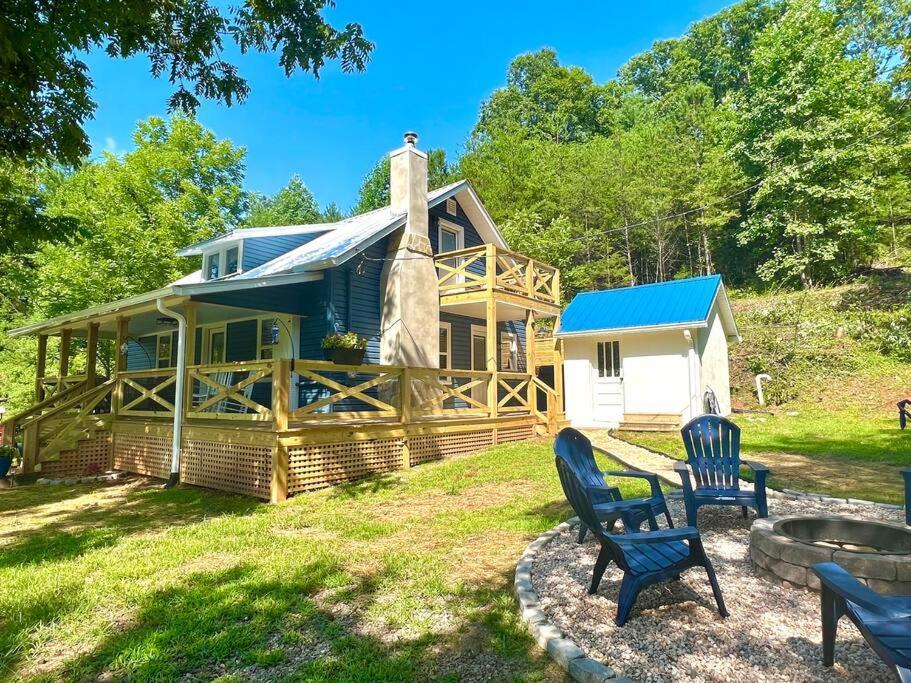 Riverside Relaxer W/Hot Tub+Fire Pit +Wifi & View Franklin Bagian luar foto